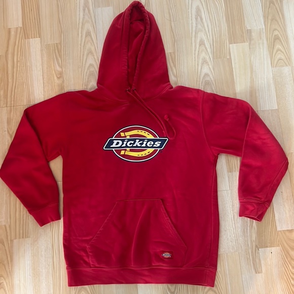 Red Dickies hooded sweatshirt - Picture 1 of 4